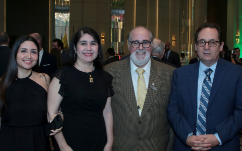 Nadia Aycart, Nadia de Aycart, Francesco Aycart y Geovanni Ginatta.