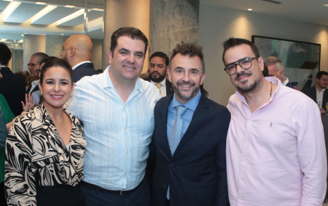 Isabel Riofrío, Leonardo Cajiao, Salvatore Foti y José Cajiao.