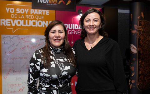 Mónica López y Susana Palacios.