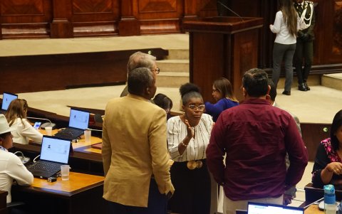 El correísmo en la Asamblea fue e bloque que, en su mayoría, votó en contra de la Ley de Integridad Pública.