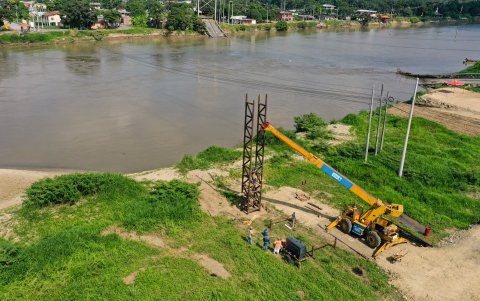 La Prefectura del Guayas anunció el 27 de junio que se está construyendo una obra para dotar de agua a Lomas de Sargentillo y el recinto Magro (Daule).