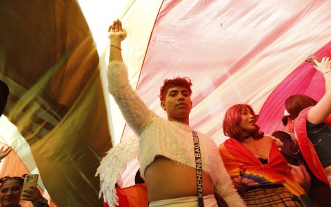 Según la organización, en la marcha participaron 15.000 personas.