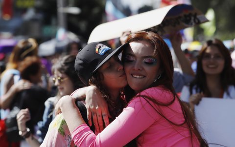 Para los asistentes, la marcha es un espacio donde puende expresarse sin ser juzgados.