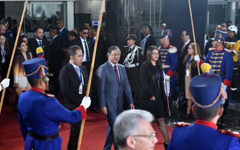 El 24 de mayo de 2025, el presidente de Colombia Gustavo Petro asistió a la posesión del mandatario ecuatoriano Daniel Noboa.