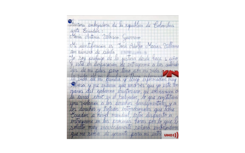 La carta firmada por alias Fito, en la que se refiere a Gustavo Petro, fue dirigida a la embajadora colombiana en Ecuador y generó reacciones en ambos países