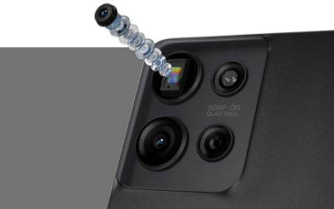 La cámara principal con 50 MP tiene un potente sensor LYTIA™ 600 de Sony y la tecnología Quad Pixel