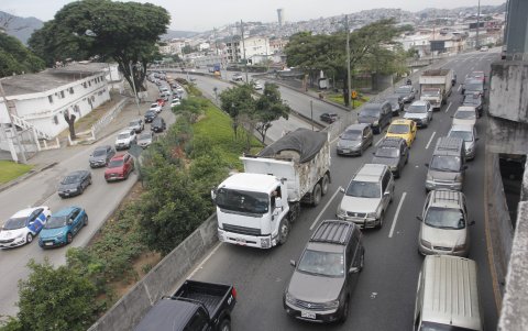 Referencial. El cierre será en la Carlos Julio Arosemena, pero preocupa que colapse zonas aledañas..