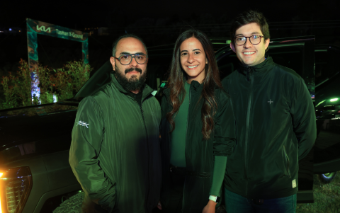 Santiago Sierra, Mónica Menfre y Santiago Suárez.