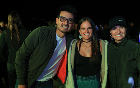 Esteban Oviedo, Estefanía Añasco y Alejandra García.