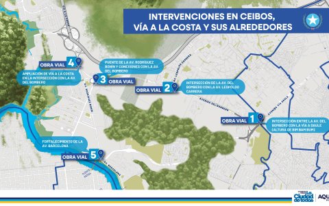 Gráfico compartido por el Municipio de Guayaquil.