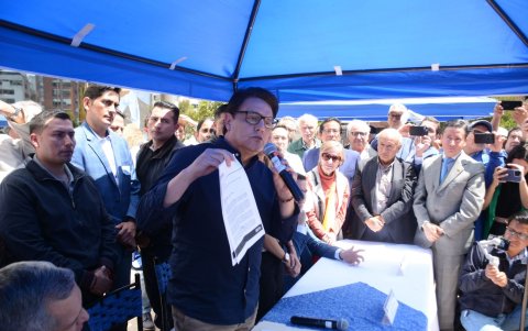 Fernando Villavicencio (+) fue candidato presidencial en los comicios de 2023.