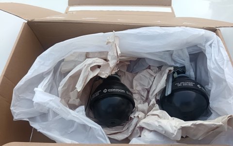 Dos grandas fueron decomisadas a los extranjeros.