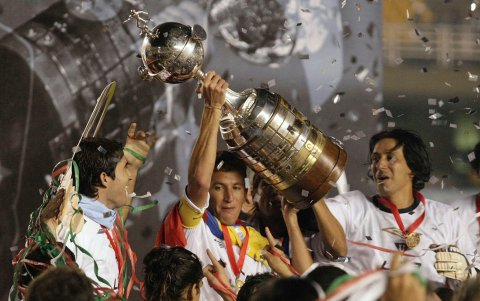 Liga de Quito se coronó campeón de la Copa Libertadores 2008 en el estadio Maracaná.