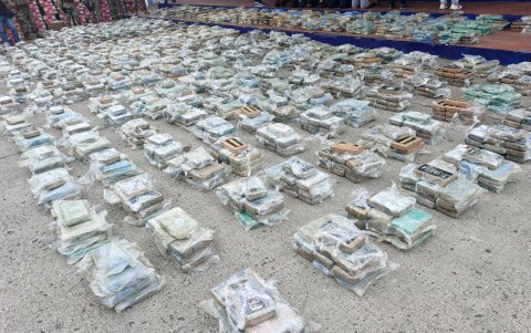 Ecuador suma ya 96 toneladas de droga decomisadas en lo que va de 2025.