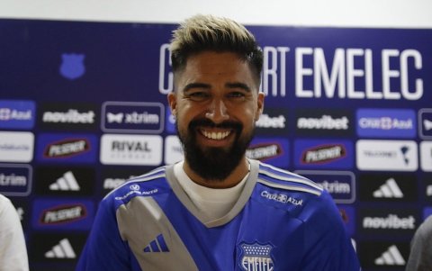Cristhian Noboa, exjugador y aspirante a la presidencia de Emelec.