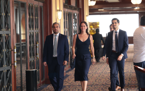 Óscar Borbor, María Francisca Gallegos-Anda y Santiago Belles.