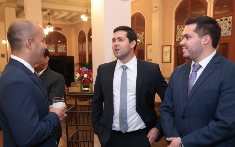 Xavier Cucalón, Nelson Ruales y Andrés Ruales.