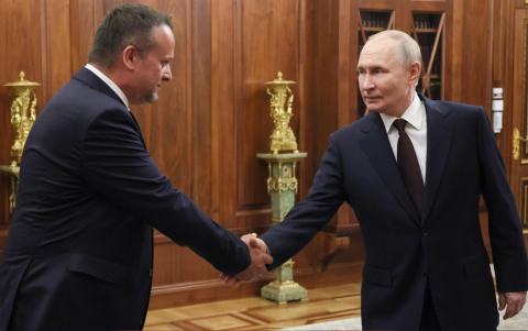 El presidente de Rusia, Vladimir Putin, se reunió con el nuevo ministro de Transporte Andrey Nikitin