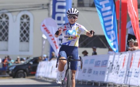 Nahomi es la actual campeona de la Vuelta a la Juventud, competencia que se desarrolló el año pasado en Imbabura.