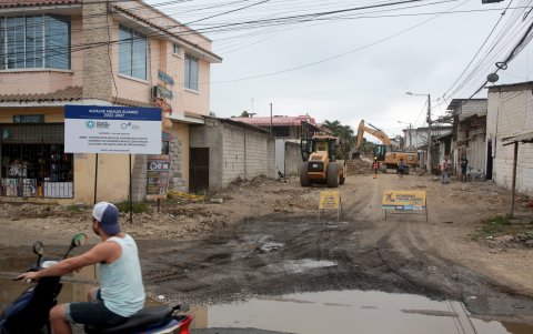 Hay vías que están siendo intervenidas por el Municipio de Guayaquil.