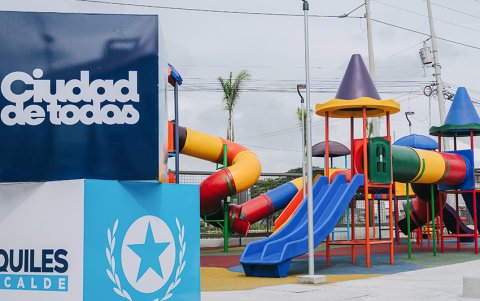 El parque de la discordia. Construido en terreno de comuneros y no socializado con la gente, según Torres.