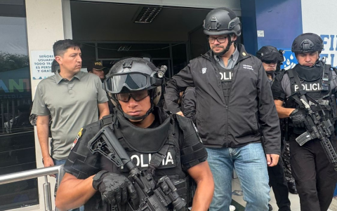 El ministro del Interior, John Reinberg, oficializó en control de la Agencia de Tránsito de Manta