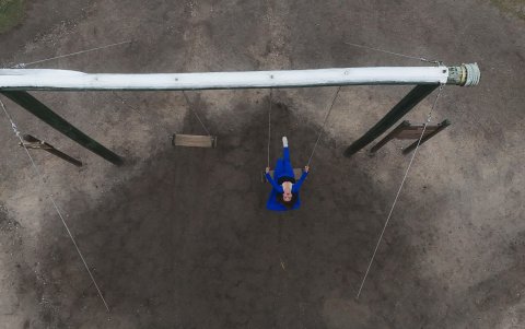 En el Teleférico puedes encontrar el columpio gigante y mientras te balanceas puedes apreciar la ciudad.