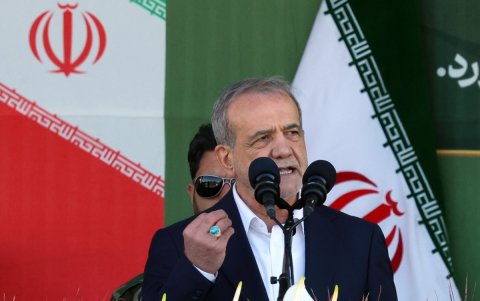 El presidente de Irán, Masoud Pezeshkian, en una foto de archivo.