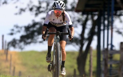 Durante el Panamericano de gravel, Mikela sacó una importante ventaja sobre sus rivales.