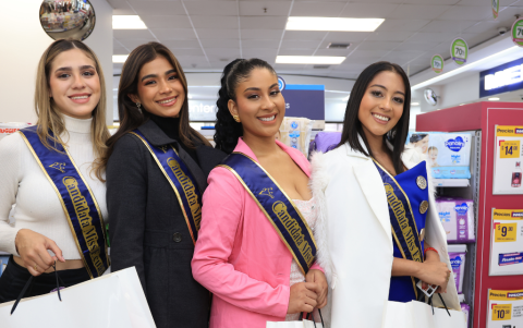 Valeria Palma, Joselyn Flores, Antonella Chila y Ámbar Barahona.