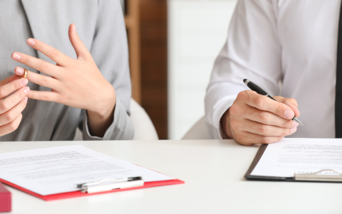 La separación de bienes empieza después de que el divorcio haya sido registrado