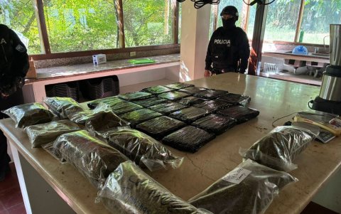 En la hacienda se hallaron más de 300 kilos de marihuana