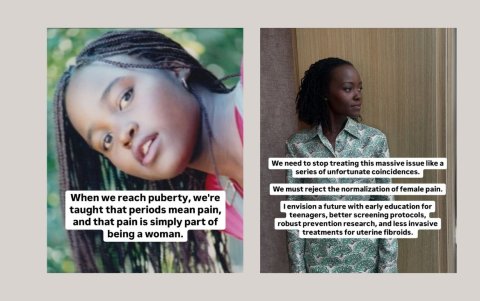 Algunas de las publicaciones de Lupita Nyong’o.