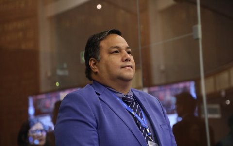 El asambleísta por Guayas Carlos Vargas llegó al Parlamento de la mano de Revolución Ciudadana.