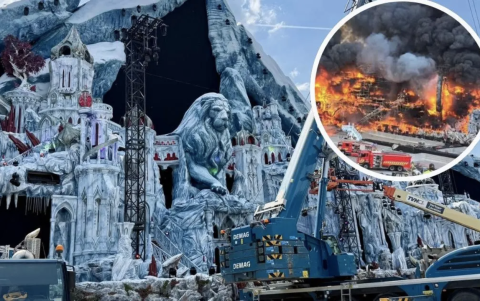 El Mainstage de Tomorrowland 2025 en llamas, a solo horas del inicio del festival en Boom, Bélgica.