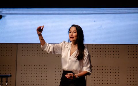 Luisa González fue presidenta de la Revolución Ciudadana en noviembre de 2023.
