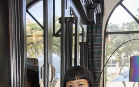 La escritora presentó su obra en la capital, en el marco de la Feria Internacional del Libro.