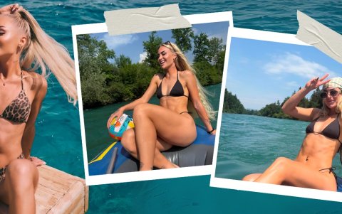 Alisha Lehmann es una de las atacantes de la selección de Suiza.