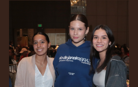 Martina Hurel, Mariela García y Fabiana Guarderas.
