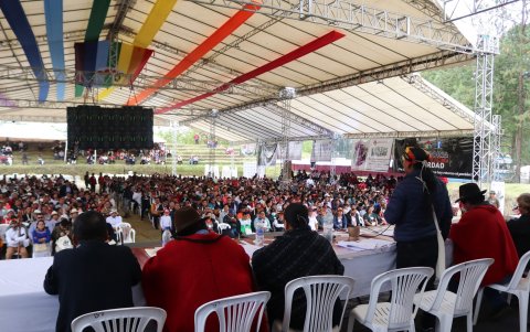 El Congreso de la Conaie se desarrolla con la evaluación del actual consejo de gobierno.