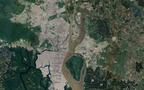 Esta es una ruta ideada para cruzar la ciudad en un Metro.