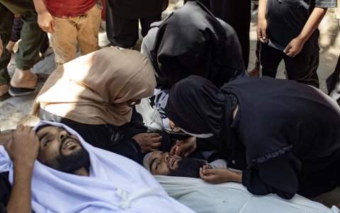 El terror está entre los escombros de Gaza