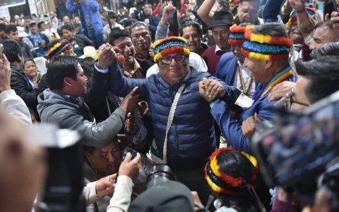 Marlon Vargas reemplazará a Leonidas Iza en la dirigencia de la Conaie.