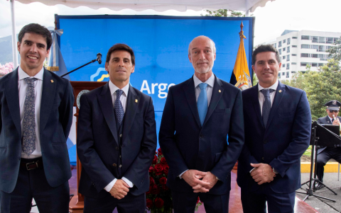 José María Ibarbia, Luciano Boccardo, Eduardo Acevedo Díaz y Osvaldo Peña.
