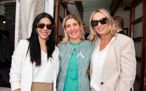 Yolanda Flores, Pilar Asua y Rossana Giribone.
