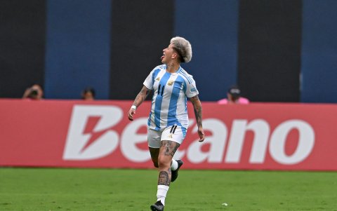 Yamila Rodríguez marcó el gol de la victoria de Argentina sobre Perú.