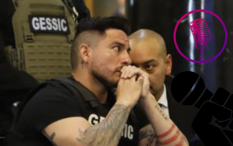 Daniel Salcedo, convicto, compareció ante la Comisión de Fiscalización, el 17 de julio del 2025.