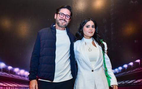 Guido Valero y Denise Aguilar.