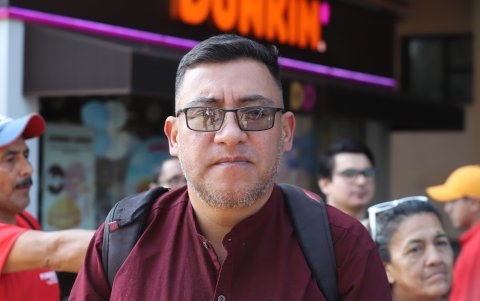 Javier Córdoba, presidente de Fundhec, lideró la protesta contra el cambio de medicamentos para hemofilia