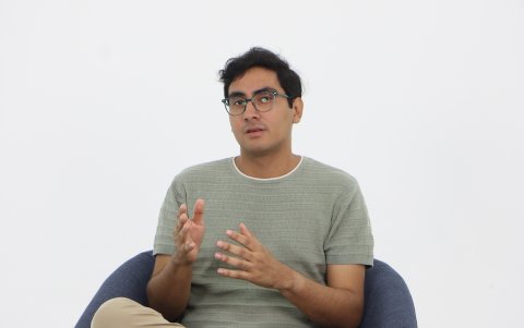 Vladimir Pazmiño es vocal de las juventudes de Unidad Popular en Guayaquil.